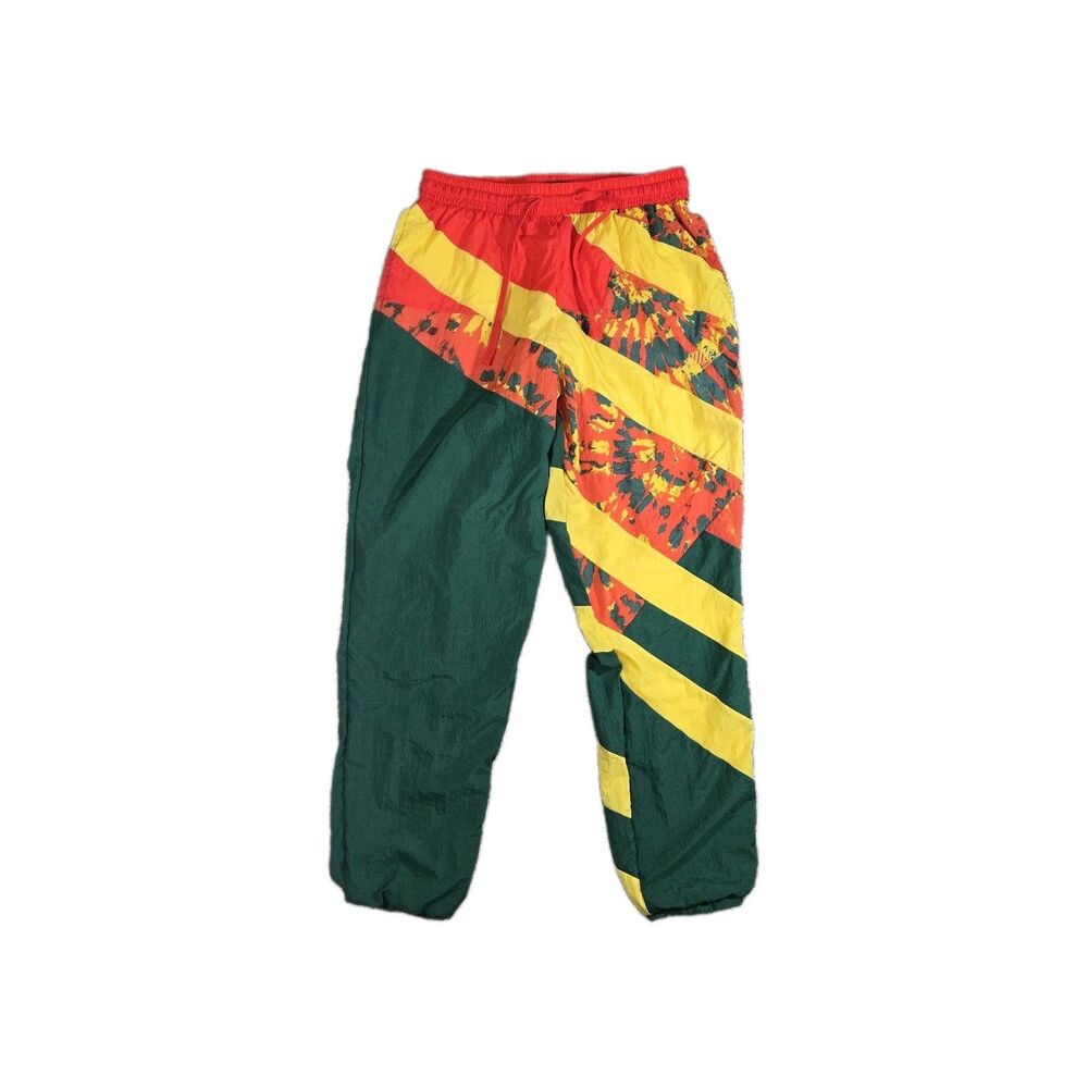 Nike Throwback Woven Basketball Pants Mens Large Multicolor Nylon 30x29.5